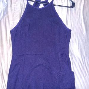 Navy Blue Romper